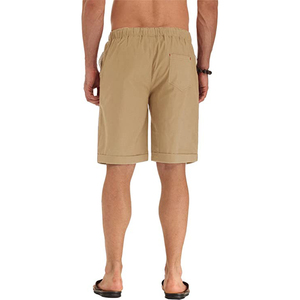 Men’s Casual Cotton <b>Linen</b> Shorts Elastic Waist <b>Drawstring</b> Summer Beach Shorts Lightweight Breathable <b>Pants</b> - Product Image 5