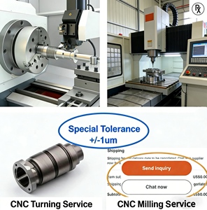Servicio de Mecanizado CNC de 3, 4 y 5 Ejes, Oxidación Negra, Anodizado, Componentes Mecanizados CNC de Aluminio 6061 7075 T6 - Product Image 2