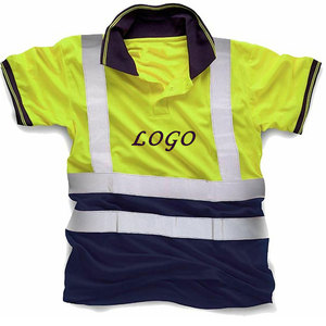 Construction Safety T Shirt Custom Printed Hi Vis Safety T Shirt Reflective <b>Builders</b> Workwear Wholesale - Product Image 4