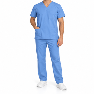 Uniforme de Enfermera Tejido de Cobertura Completa para Entornos Hospitalarios y Clínicos, Ropa de Trabajo con Diseño de Parte Superior e Inferior - Product Image 4