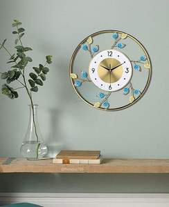 Contemporary Art Deco Black Metal <b>Wall</b> <b>Clock</b> Bedroom & Living Room Home Decor Birthday Gift Handmade Hanging <b>Wall</b> Art - Product Image 3