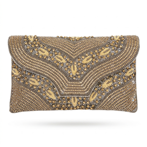 Beaded Hand Embroidered <b>Purses</b> Artisanal Evening Shoulder Bags Designer <b>Crossbody</b> <b>Purses</b> Luxury Wedding Handbags - Product Image 1