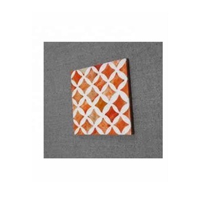 ที่รองแก้วแบบฝังกระดูกลายเรขาคณิตชุดที่รองแก้วเครื่องดื่มชากาแฟพร้อมชุดที่รองแก้วครัวโฮมเมด4ชิ้นของตกแต่งที่ทันสมัย - Product Image 5