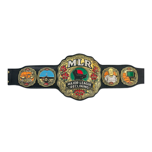 MLR Major League <b>Reclining</b> Championship Belt Custom Wrestling Belt High-Quality Collector's Item - Product Image 1