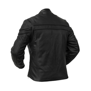 Ventes en gros de vestes en cuir pour hommes, couleur unie, vêtements décontractés, streetwear, nouvelle mode, vestes en cuir confortables pour hommes - Product Image 2