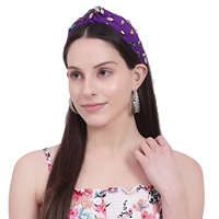 Bandas de satén para el pelo de diseñador para mujeres y niños, bandas para la cabeza con cuentas bordadas hechas a mano, lazo multicolor, accesorio para el Día de San Valentín