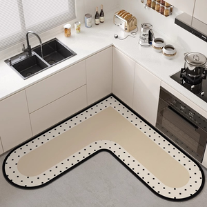 Tapis de séchage de cuisine en caoutchouc facile à nettoyer avec surface antidérapante durable pour la vaisselle et le comptoir - Product Image 2