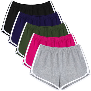 Shorts de sport décontractés pour femme en coton style coréen, couleur unie, extensibles, pour le jogging et le yoga – Collection été, Offre Spéciale - Product Image 2