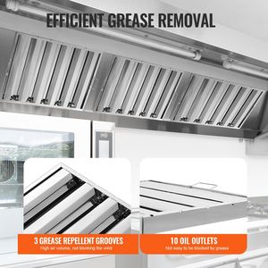 Filtri per Cappe da Cucina Commerciali in Acciaio Inossidabile 24.5W x 19.5H Pollici, Filtri Antigrasso per Cappe da Ristorante, Ricambi per Cappe da Cucina - Product Image 6