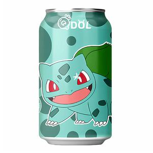 Agua con Gas QDOL Pokemon, Sabor Fresa, 330 ml, Refresco Carbonatado en Lata, al por Mayor - Product Image 1