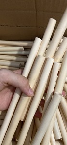 Pailles à boire en bambou durables, réutilisables, biodégradables et écologiques de 200 mm pour les voyages, le camping, les cafés, les plats à emporter et la restauration - Product Image 2