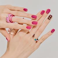 Autocollants d'Ongles en Gel Semi-Polymérisés de Qualité Salon Coréenne 100% Réelle, Faux Ongles Press-On, Manucure, Vente en Gros, Certifiés Végan et Sans Cruauté Animale