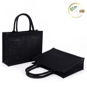 Sac de transport en jute écologique de qualité supérieure, durable, pour le marché et les courses - Product Image 2