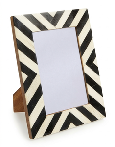 Cadre photo de luxe fait main en os incrusté, style moderne minimaliste vintage bohème élégant et durable, pour la décoration intérieure – USA, Europe, Moyen-Orient - Product Image 2