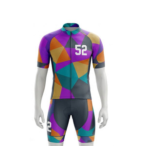 Premium Men <b>Cycling</b> Sportswear Custom Jersey and Bib Shorts Breathable <b>Cycling</b> Uniform for Road Racing and Mountain Biking - Product Image 1