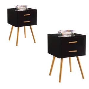 Modern Minimalist Solid Wood Nightstands Handmade Best Quality <b>Bedside</b> Tables for Bedroom Home or Hotel - Product Image 6