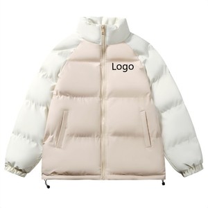 Custom Logo Front Men Streetwear Thick Winter <b>Warm</b> <b>Waterproof</b> Puffer <b>Jacket</b> - Product Image 3