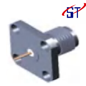 Conector Coaxial RF Hembra de 2.92mm, Receptáculo Microstrip, Accesorio con Montaje de 4 Orificios, Montaje en Panel con Brida para Equipos RF - Product Image 1