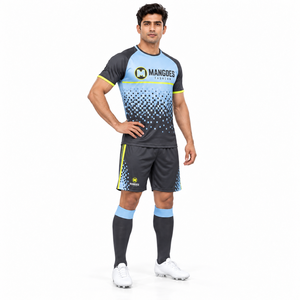Conjunto de Uniforme de Fútbol Unisex Personalizado con Logotipo del Equipo, Ligero, 100% Poliéster, Transpirable, Ecológico - Product Image 4
