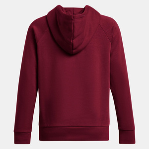 เสื้อสเวตเตอร์มีฮู้ดสีเบอร์กันดีสำหรับผู้หญิง สีพื้น แขนยาว ถักทอ ทรงปกติ ใส่ได้ในฤดูใบไม้ร่วง - Product Image 2