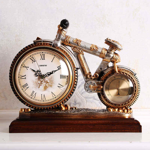 <b>Vintage</b> Metal Motorcycle <b>Wall</b> <b>Clock</b> Handmade Decor Red Classic Bike Design Home Office Gift Collectible Souvenir Gift - Product Image 2