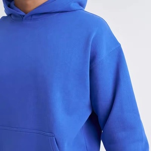 Sweat-shirt à capuche en coton épais de haute qualité, vente en gros OEM, prix bas, logo personnalisé, sweat-shirt pour homme - Product Image 3