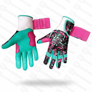 Gants de frappeur de baseball et de softball en cuir sublimé personnalisés, taille adulte, manchette longue, combinaison de couleurs unique, entraînement - Product Image 2