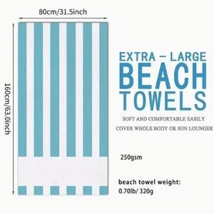 Toallas de Piscina de Algodón Premium de Secado Rápido, Suaves y Absorbentes, para Uso Doméstico, Proveedor Mayorista, Mejor Precio, Precio Económico - Product Image 5