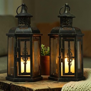Lanternes artisanales Glow Rituals, style marocain, porte-bougie décoratif, décoration intérieure et extérieure pour la maison - Product Image 3