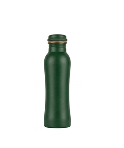 ขวดน้ำโลหะทองแดงบริสุทธิ์รูปทรงโค้งสีเทาเมทัลลิก - Product Image 2