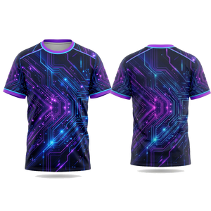 Unisex Custom Sublimation Front Jersey T-Shirt 220 Grams Breathable Quick Dry Polyester Sporty Athletic Sports Training Wear - Product Image 2