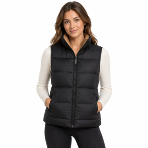 Chaleco Acolchado Casual para Mujer, Sin Mangas, Abrigo Cálido, Ropa Exterior de Moda, Producción Personalizada de Marca Privada, Calidad Premium - Product Image 1