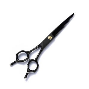 Tijeras de Peluquería Profesionales para Cortar el Cabello, Recubiertas de Papel Negro, de Acero Inoxidable de Grado Quirúrgico - Product Image 1