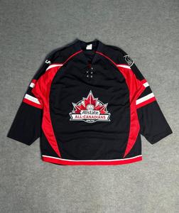 Ensemble OEM de pantalons et maillots de hockey sur glace de sport personnalisés Technique de sublimation en maille Vêtements de hockey - Product Image 1