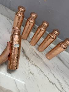 Pure Copper Classic Design <b>Large</b> Capacity Portable Eco-Friendly Travel Tumbler Screw-On Lid Direct Drinking Adults <b>Gift</b> <b>Box</b> ANAM - Product Image 3