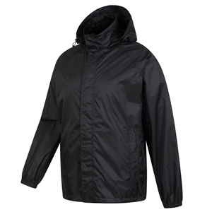 Vestes de pluie personnalisées pour hommes à prix de gros – Dernier style, coupe-vent léger et résistant à l'eau pour hommes, en promotion - Product Image 4