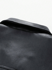 Veste en cuir véritable pour homme, confortable, en toile, séchage rapide, style urbain, vente en gros, prix avantageux, personnalisable - Product Image 4