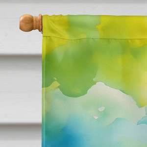 Gran Multicolor Koi Fish House bandera porche manga poste decorativo patio Banner ilustraciones poliéster colgante de pared para el tamaño del hogar - Product Image 3