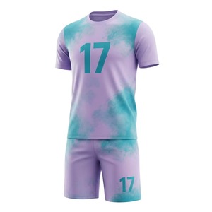 Ensemble de maillots de football pour hommes, uniforme sportif, couture de haute qualité, matière respirante, séchage rapide, équipement d'équipe athlétique - Product Image 3