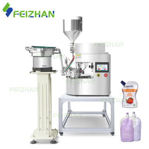 Machine de remplissage et de capsulage de poche de bec de purée de fruits 100-2000g - Product Image 1