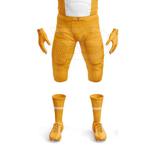 Uniforme de football américain personnalisé, léger, à manches courtes, pour les entraînements des joueurs et des équipes, uniforme de football américain professionnel - Product Image 5
