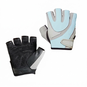 Gants de musculation sportifs demi-doigts respirants avec coussinet de paume antichoc et antidérapants pour la gym et le fitness - Product Image 2