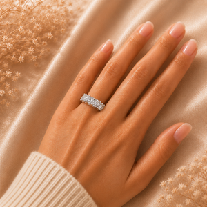 <b>Cushion</b> Cut Lab Grown Diamond <b>Ring</b> 925 Silver 9kt, 14kt, 18kt Gold <b>Rings</b> for Women's Jewelry Engagement <b>Rings</b> - Product Image 2