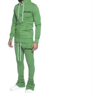 Chándal Personalizado para Hombre, 100% Algodón, Color Sólido, Manga Larga, Ropa Deportiva de Moda, Ropa de Invierno - Product Image 4