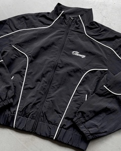 Custom Logo Lightweight Printed Breathable Quick-Dry Reflective Piping Sportswear Windbreaker <b>Jacket</b> Polyester/Cotton 240g - Product Image 4