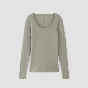 Camiseta de Manga Larga para Mujer, Diseño de Alta Calidad, Ligera, para Uso Diario, con Logotipo Personalizado, Fabricación Directa de Fábrica - Product Image 4