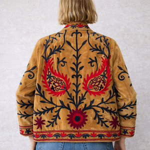 SUJANI <b>Quilted</b> Bomber Jacket-100% Cotton Reversible & Eco-Friendly - Product Image 3