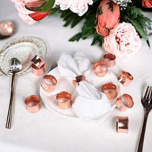 Anillos de servilleta de metal dorado de lujo a bajo precio con diseño de caballo para bodas, decoración de mesa de alta calidad en oferta. - Product Image 4