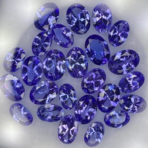 Tanzanita Natural, Corte Ovalado, Azul Violeta, Facetada, Gema Suelta para Anillos, Colgantes, Fabricación de Joyas, Tamaño de 4x6mm a 6x8mm - Product Image 2