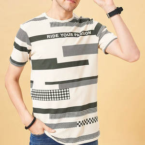 Camiseta de Verano para Hombre, Lisa, de Manga Corta, Transpirable, Ligera, 100% Algodón, Color Sólido, Informal, para Hombre Europeo - Product Image 1